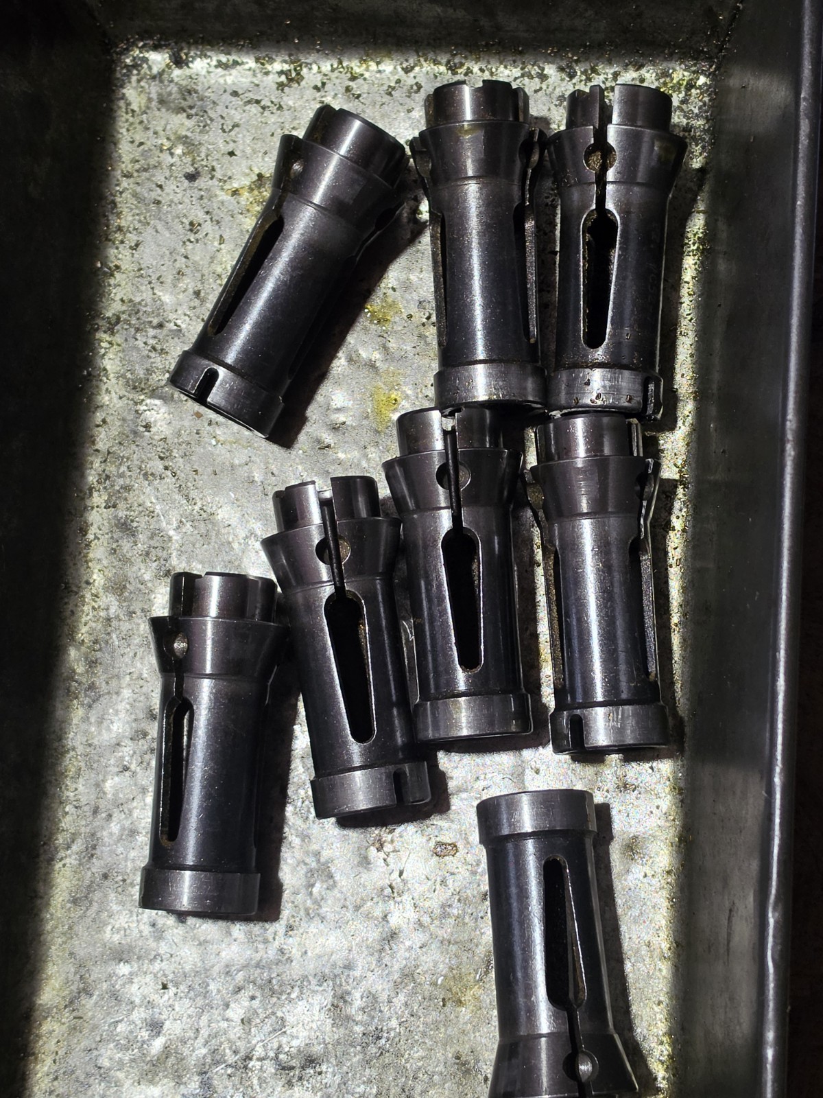 Hardinge 3J Collet Set (8) 3/8” & .36 – Matching Sizes – Lathe Tooling