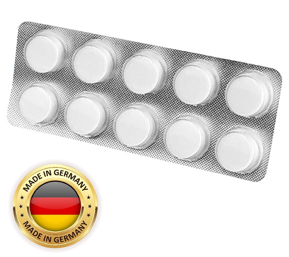 10 Cleaning Tablets For Krups XS3000 coffee machine