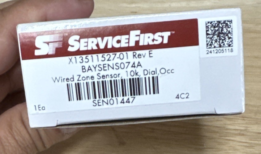 Trane OEM 10K Wired Zone Sensor SEN01447 SEN-1447 X13511527-01 X1351152701 Trane OEM 10K Wired Zone Sensor SEN01447 SEN-1447 X13511527-01 X1351152701