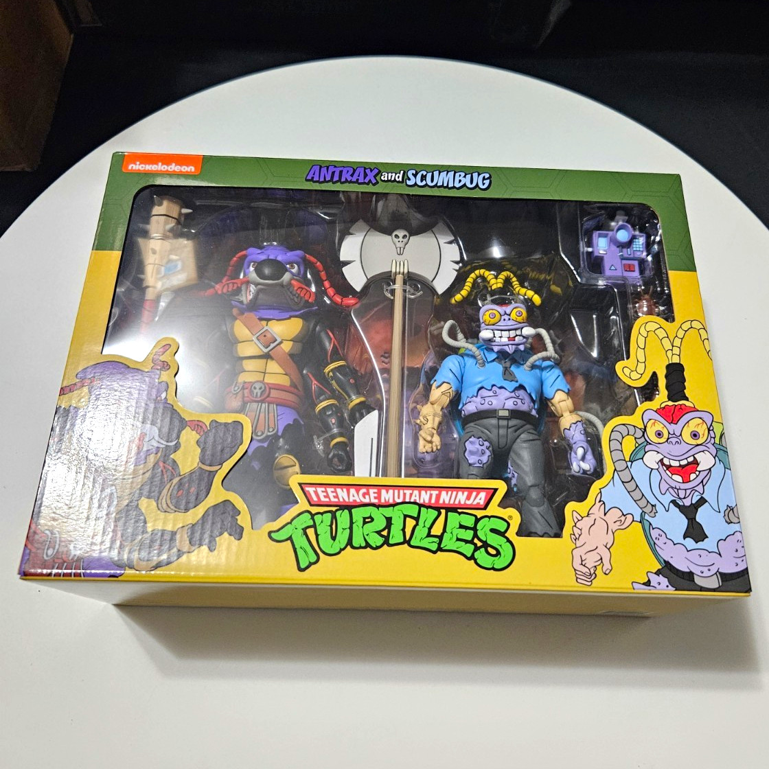 Nickelodeon TMNT Antrax & Scumbug Boxed Action Figure Set 2021 Nickelodeon TMNT Antrax & Scumbug Boxed Action Figure Set 2021
