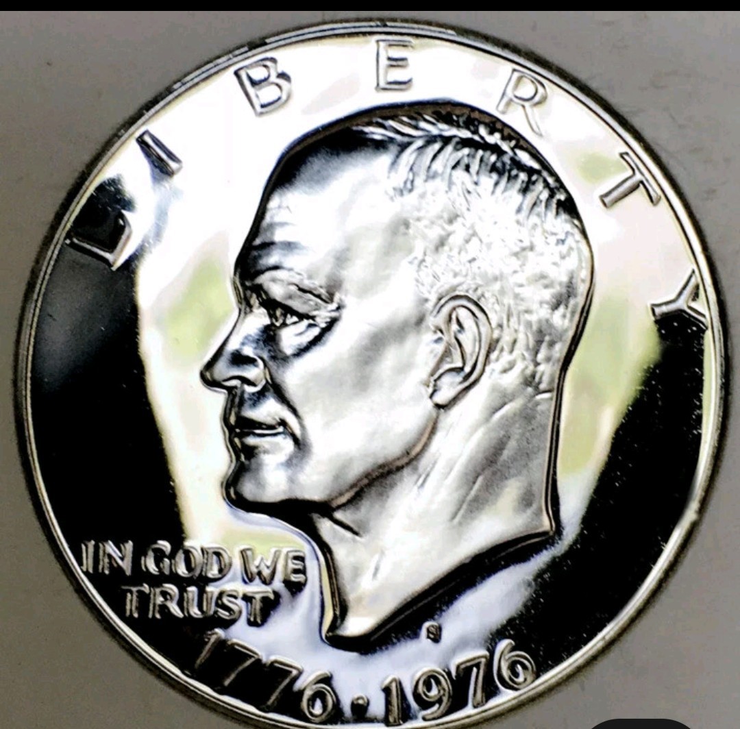 🔥 1776-1976-S🔥 40% SILVER CLAD PROOF * Type-1 * IKE DOLLAR EXCELLENT Quality 