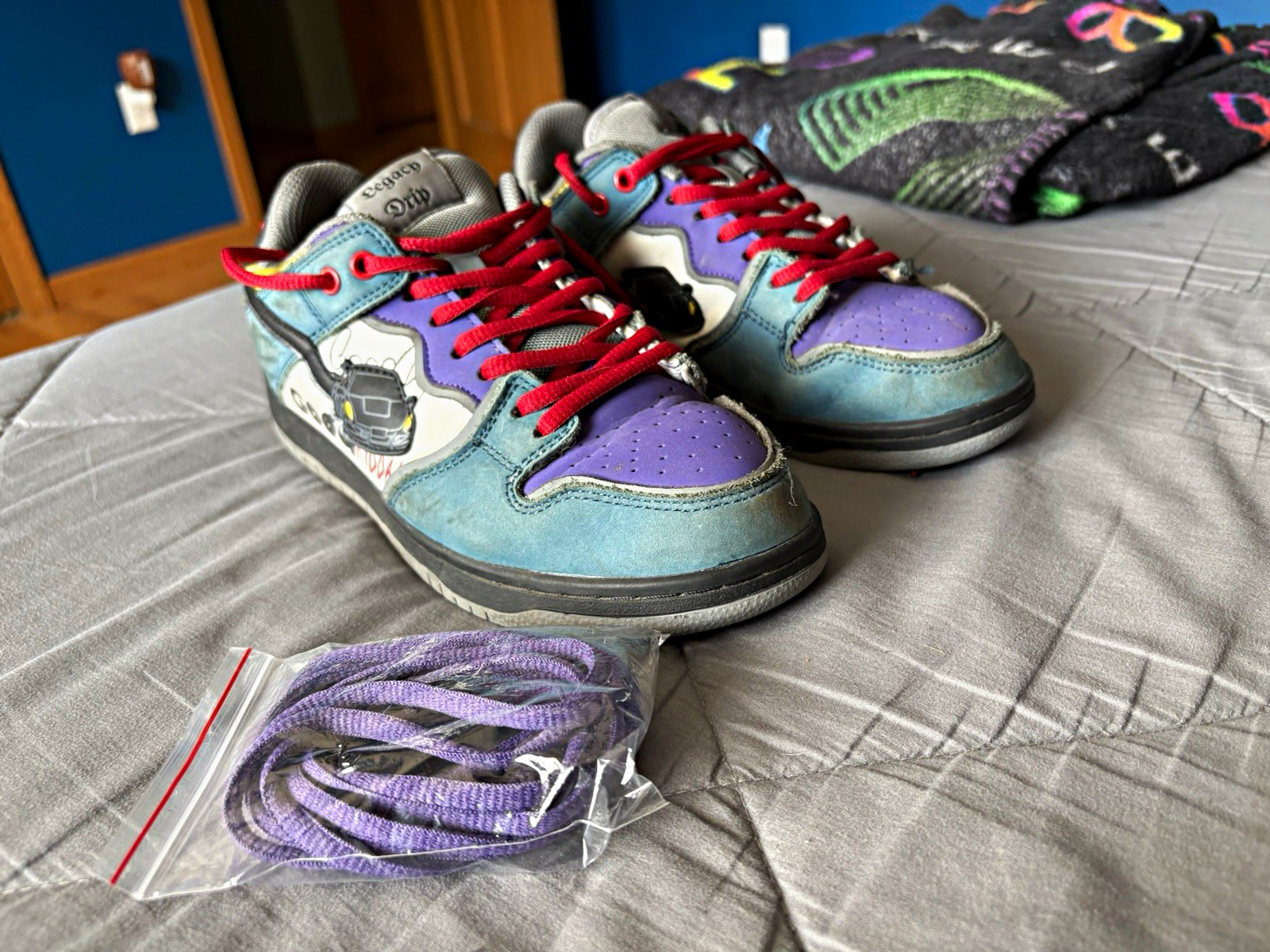 Legacy Drip Juice WRLD Custom Limited Edition Low Top Sneaker Multicolor 6M