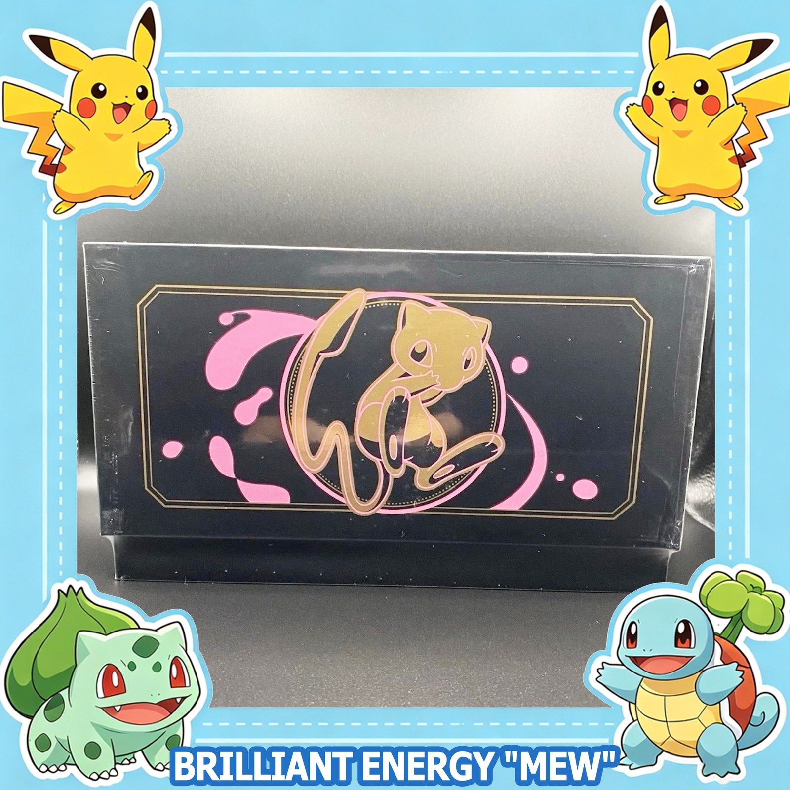 Pokemon: Mew ETB Chinese Brilliant Energy Gift Box CS5aC/CS5bC Promo Booster US