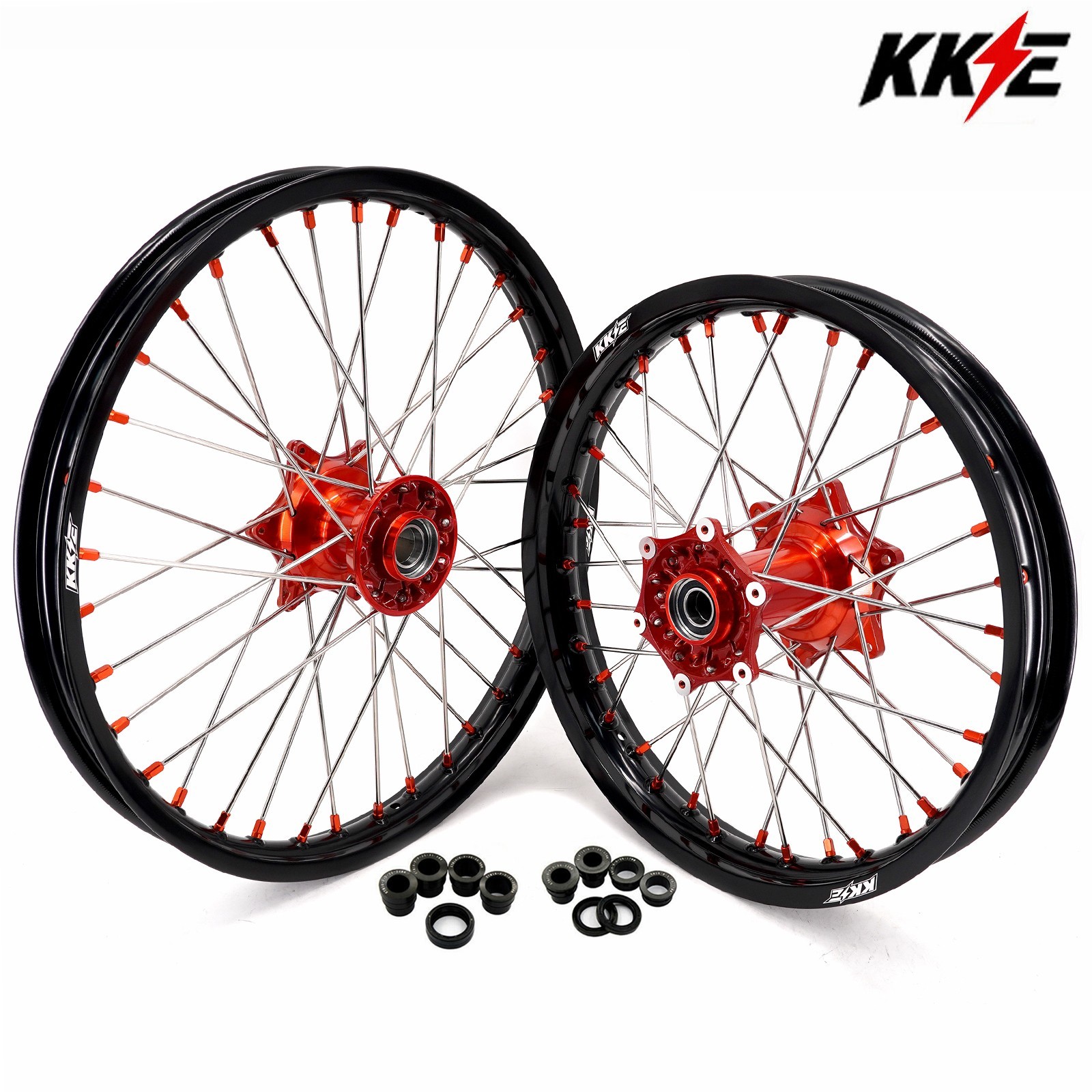 KKE Off-Road Wheels for 03-26 KTM EXC XCW SXF Husqvarna FE FC 14-26 Gas Gas 2021