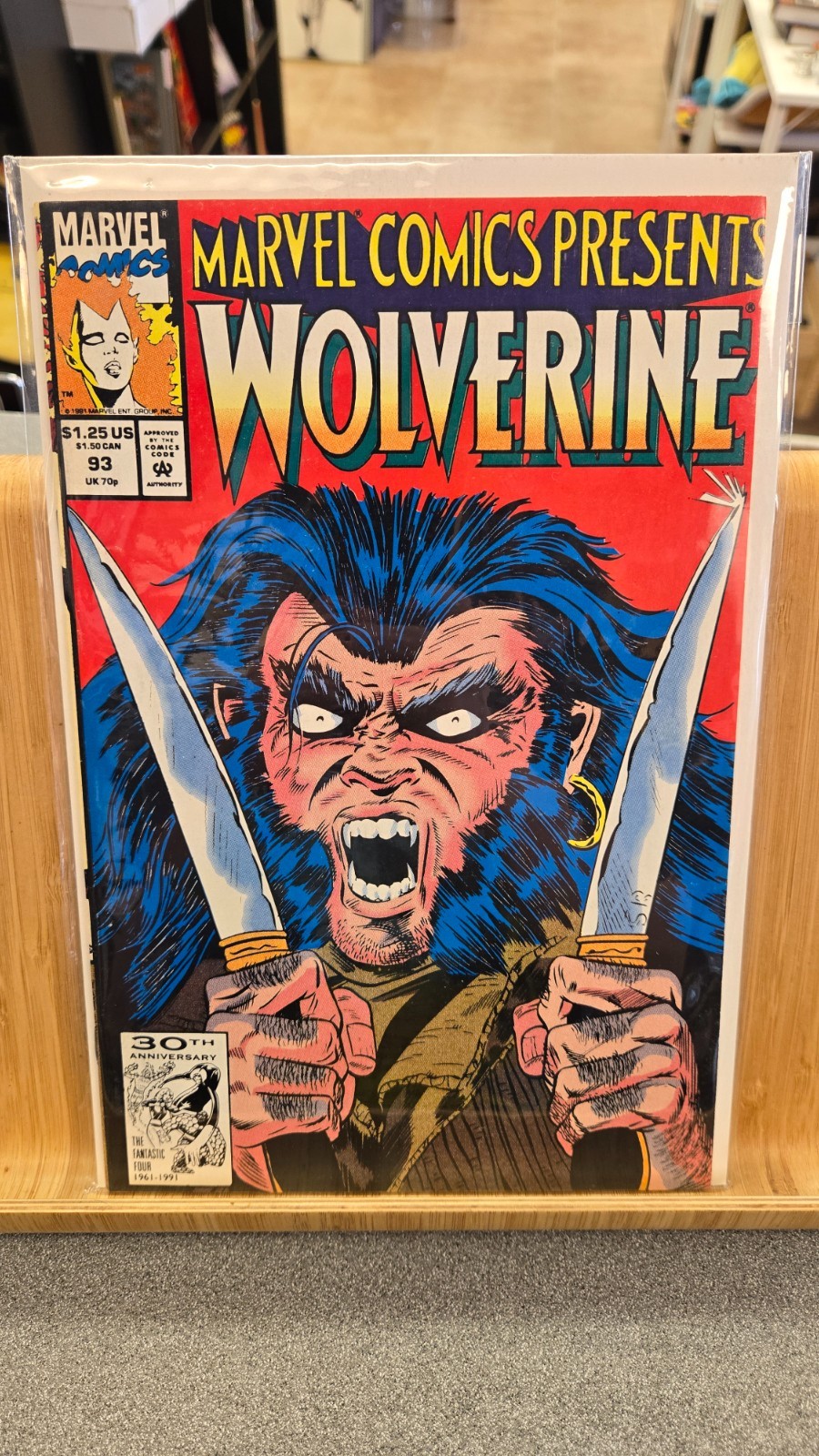 MARVEL COMICS PRESENTS WOLVERINE #93 VF+ NM- COMIC BOOK 1991