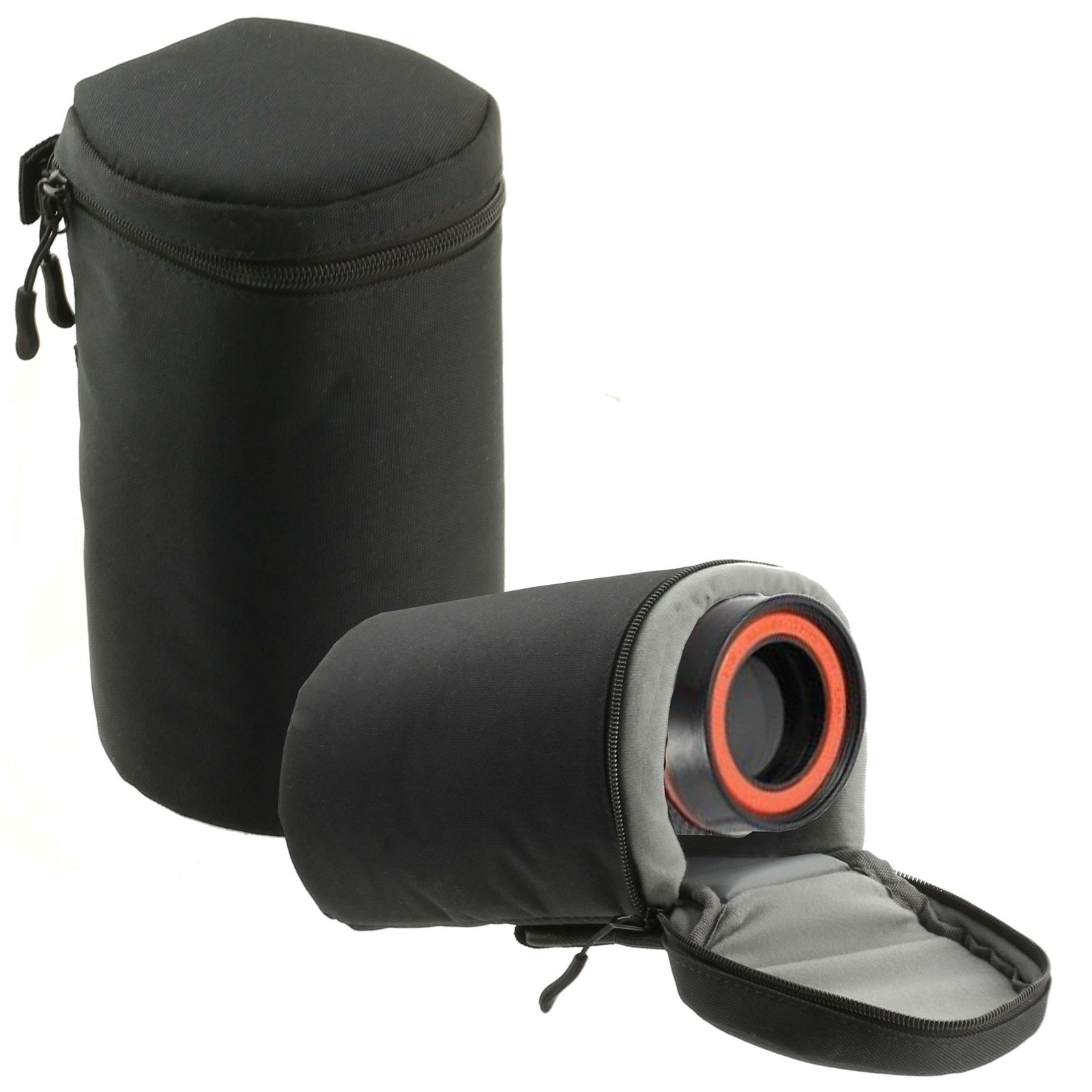 Navitech Black Lens Case For Canon RF 75-300mm f/4-5.6 Lens Navitech Black Lens Case For Canon RF 75-300mm f/4-5.6 Lens