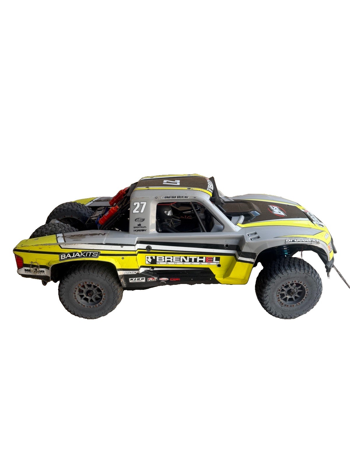 Losi Super Baja Rey SBR 2.0 Brenthel 1/6 8S RC Truck + 2 Spektrum 4S Batteries