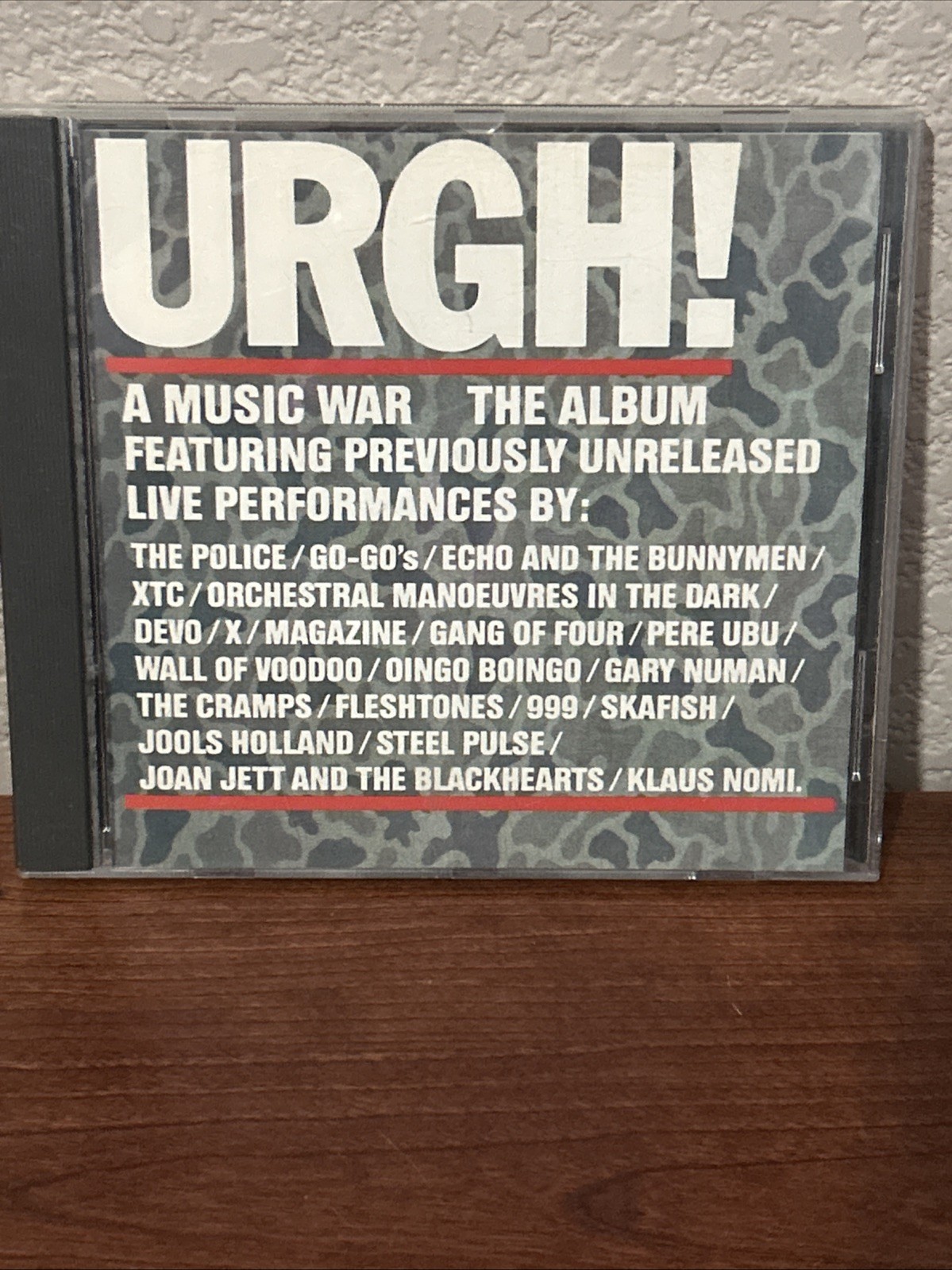 Urgh:A Music War The Album-Var Artists-The Police/XTC/OMD/Cramps & More-CD-Rare