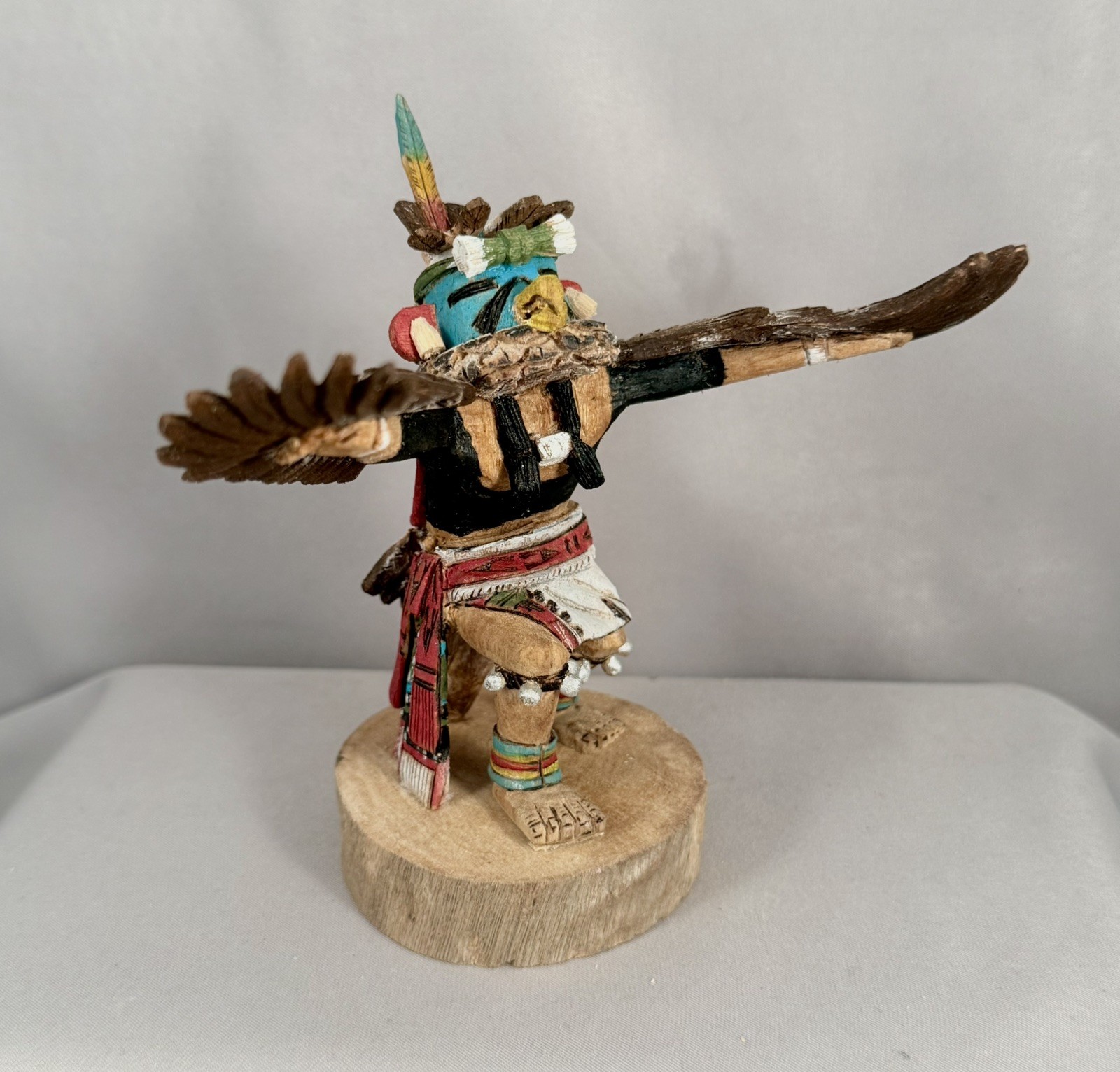 Hopi Red Tail Hawk Kachina by Henry Naha Hopi Red Tail Hawk Kachina by Henry Naha