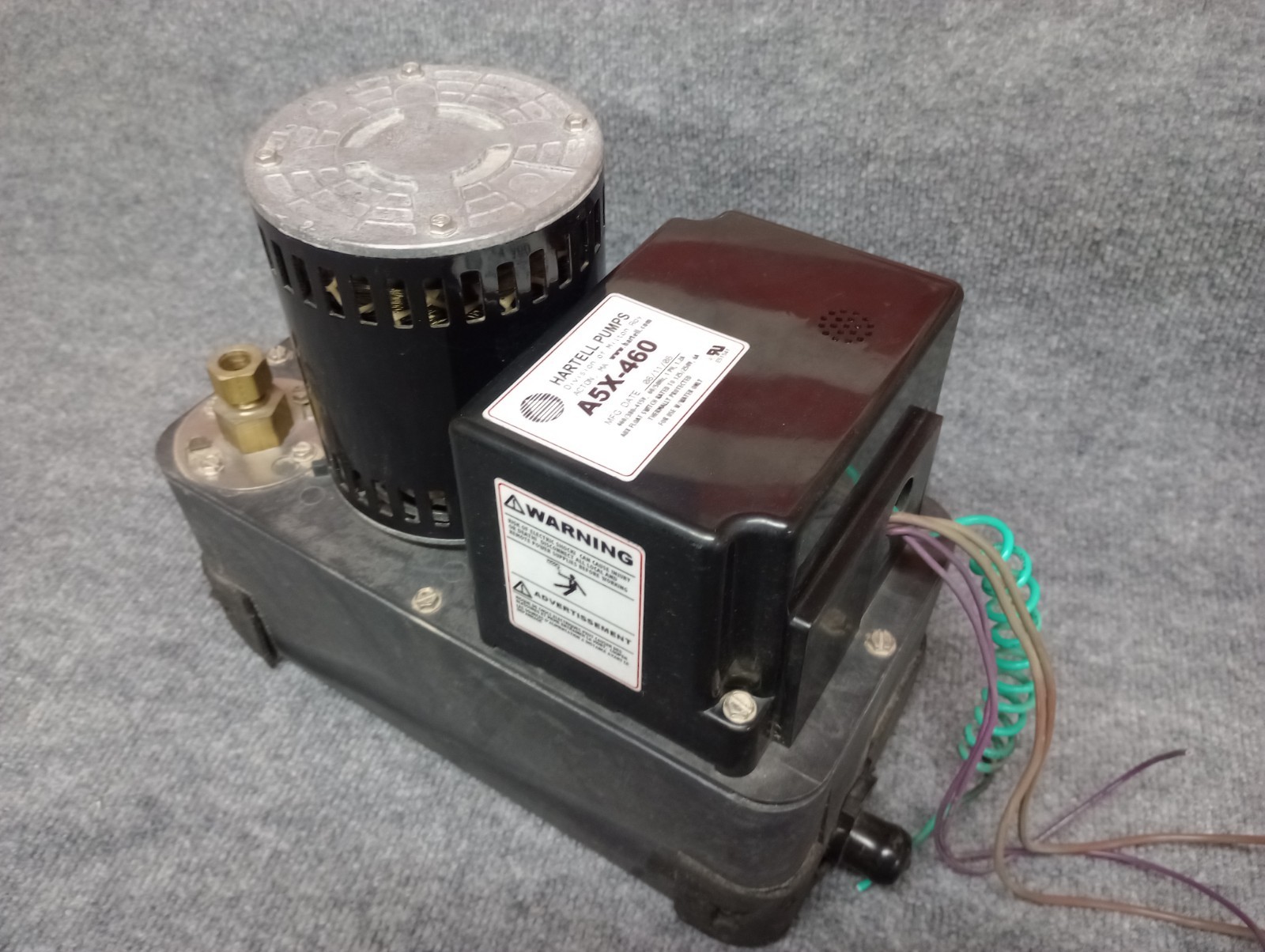 Take out, Hartell OEM Condensate Pump A5X-460 A5X 460