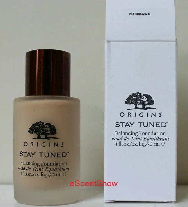 ORIGINS STAY TUNED BALANCING FOUNDATION LIQUID MAKEUP 1 OZ / 30 ML F/S NIB