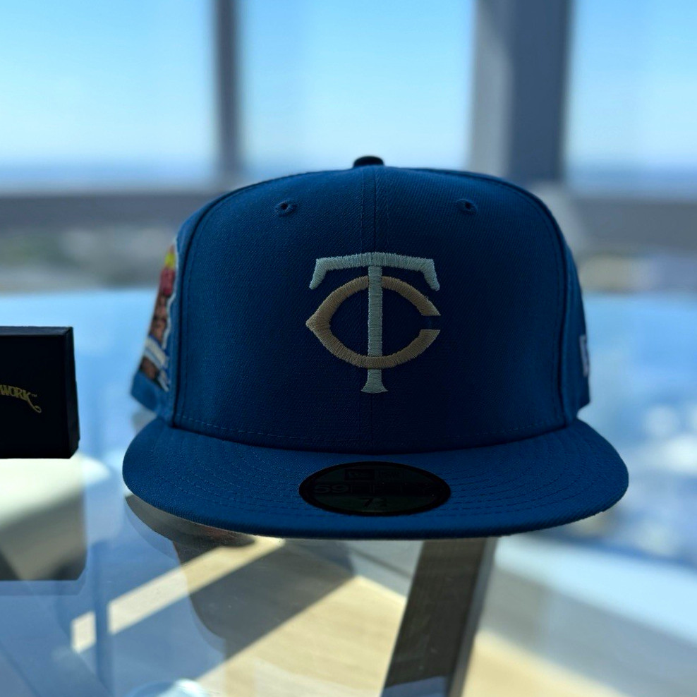 TVB PVTCHWORK Rushmore  x All The Right Minnesota Twins New Era Fitted Cap 7 3/4