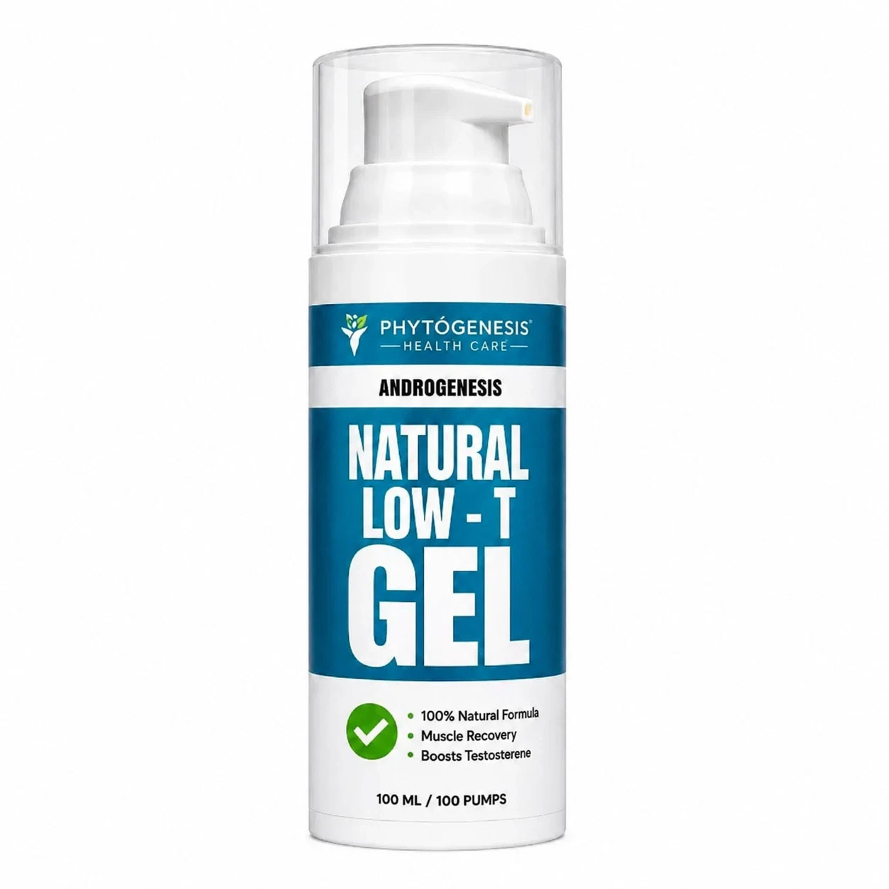 ANDROGENESIS Natural Low-T Support Gel - T Booster for Men - 1 Month Supply ANDROGENESIS Natural Low-T Support Gel - T Booster for Men - 1 Month Supply