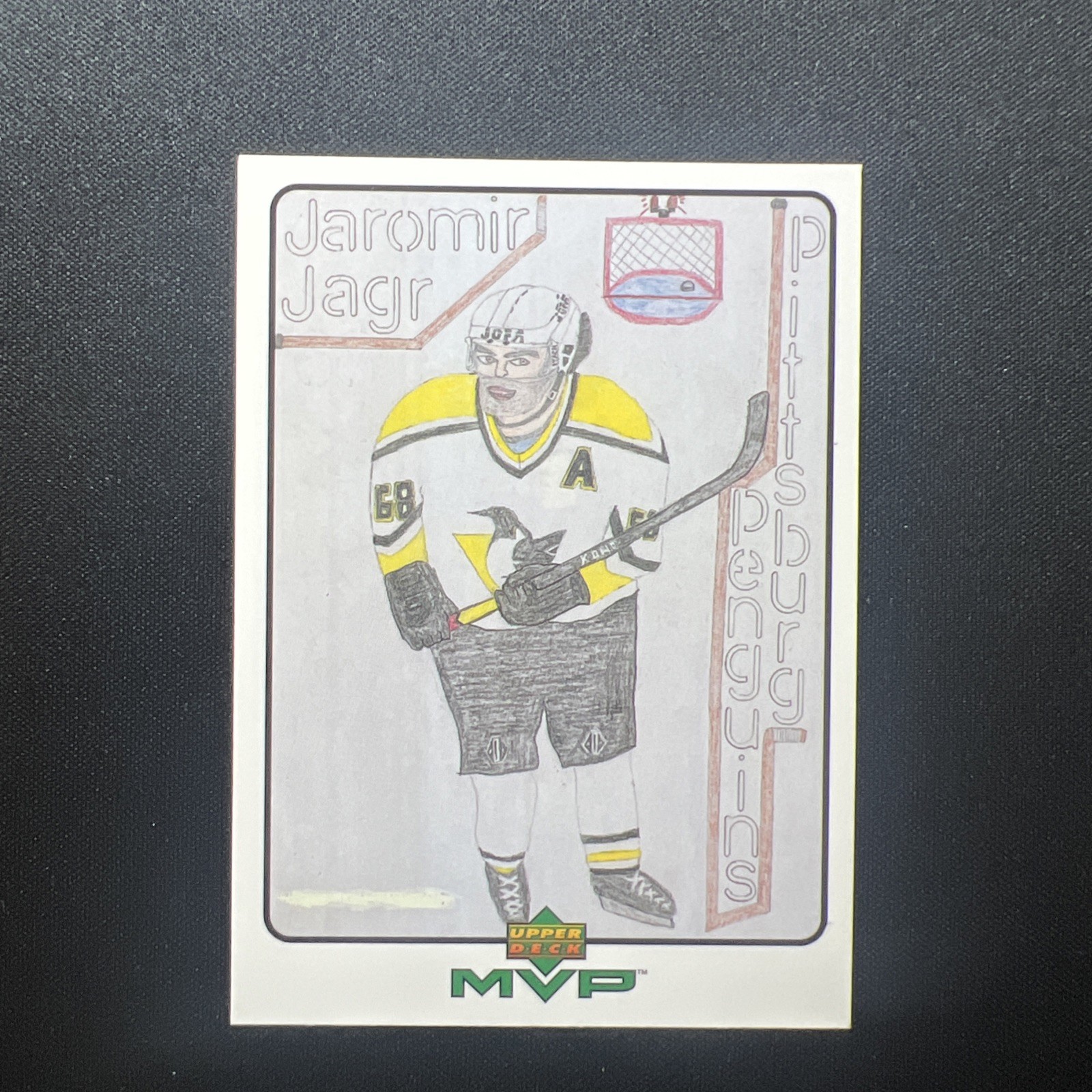 1999-00 Upper Deck MVP - Draw Your Own Card #W14 Jaromir Jagr a6