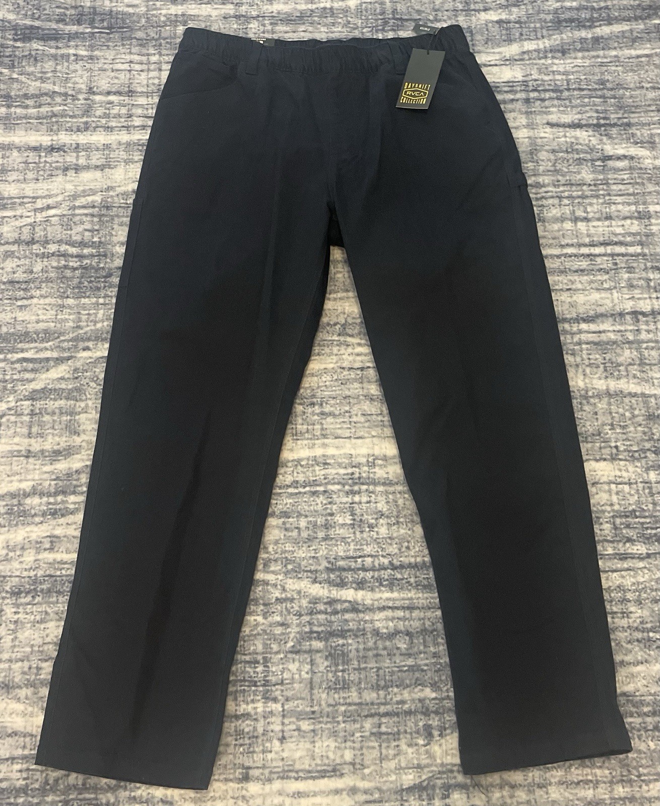 Rvca Navy Blue Dayshift Collection Work Pants Mens Sz Large NWT