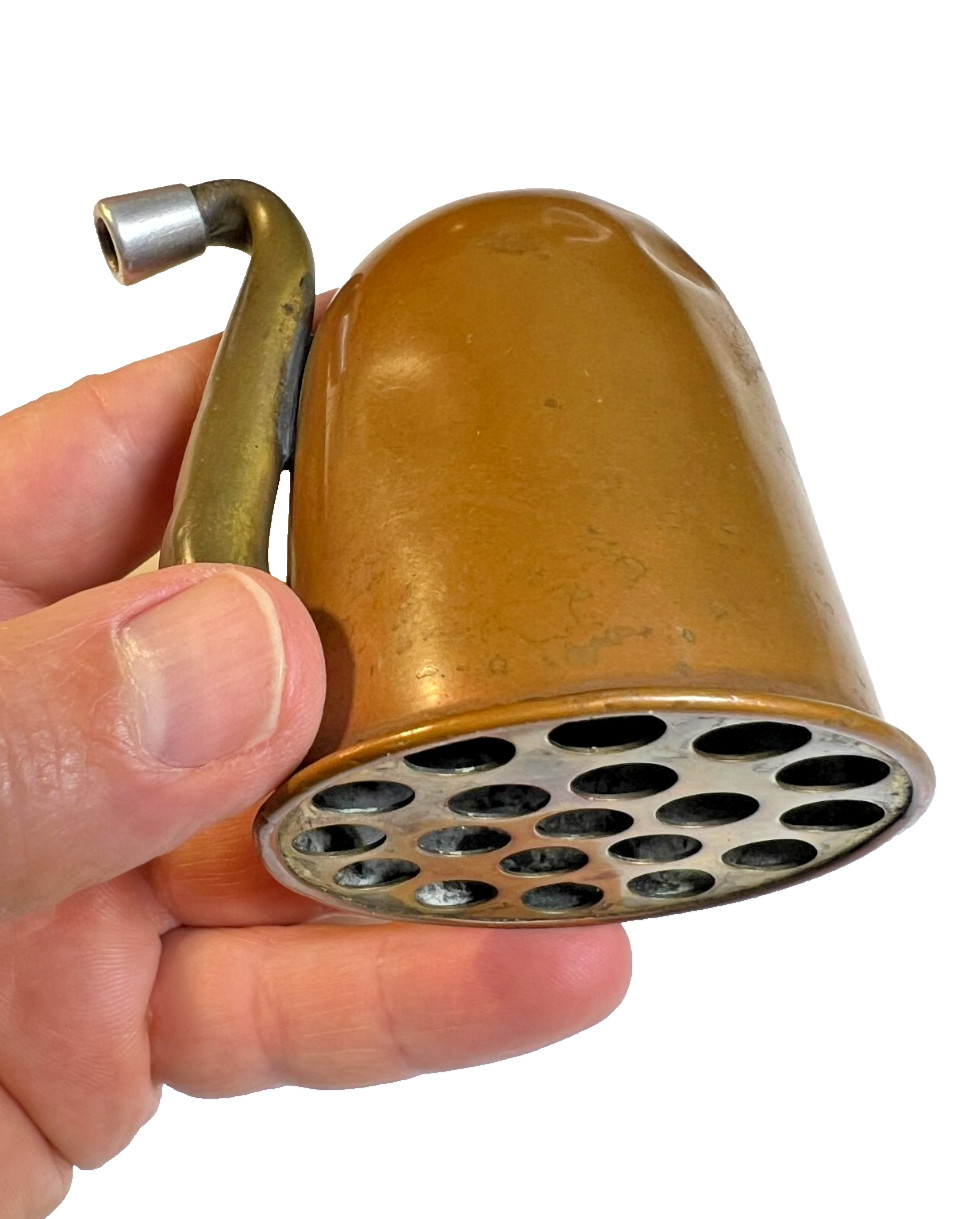 Antique Brass Ear Trumpet Horn London Dome Hearing Aid 1880–1910 Hearing Aids