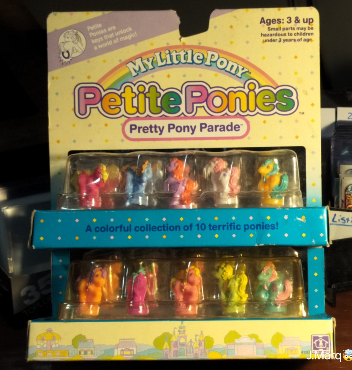 VINTAGE 1989 My Little Pony Petite Ponies Pretty Pony Parade 10-Pack SEALED MOC 
