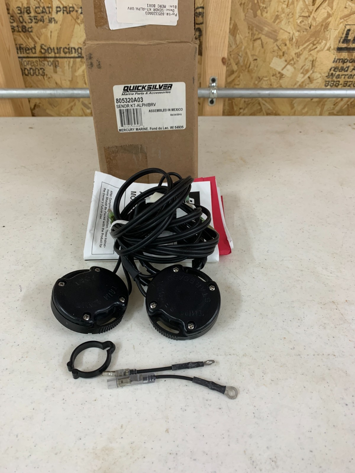 GENUINE NOS MERCRUISER TRIM SENDER KIT  805320A03    BXR
