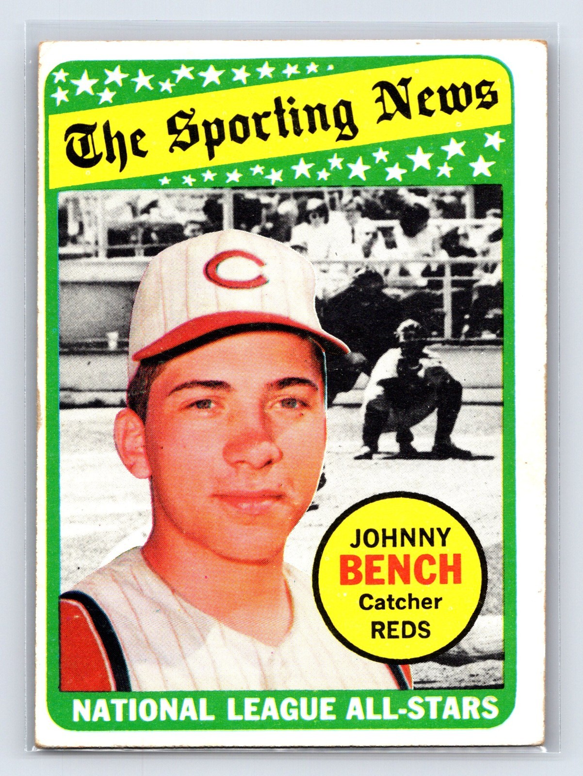 1969 Topps - The Sporting News All Star Selection Johnny Bench #430 Reds 1969 Topps - The Sporting News All Star Selection Johnny Bench #430 Reds