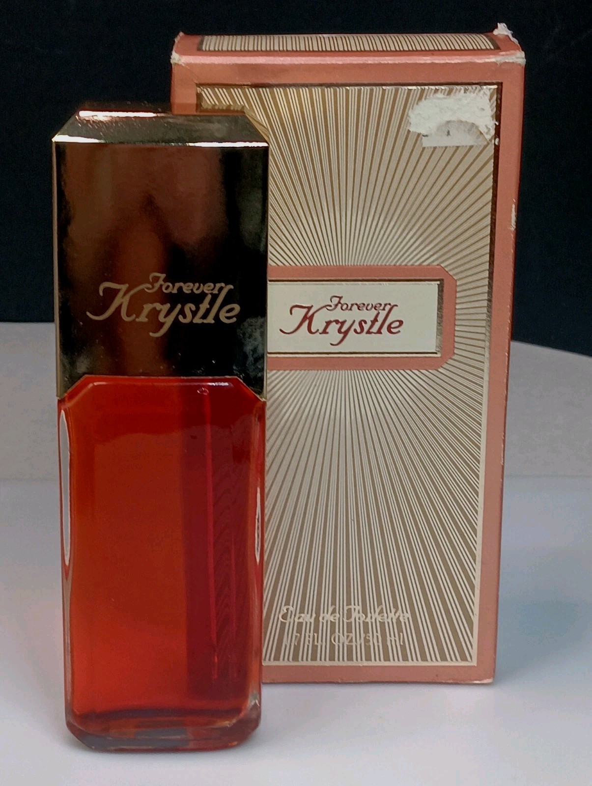 VTG Original FOREVER KRYSTLE -Carrington Parfums 1.7 Fl oz/50mL EDT Splash