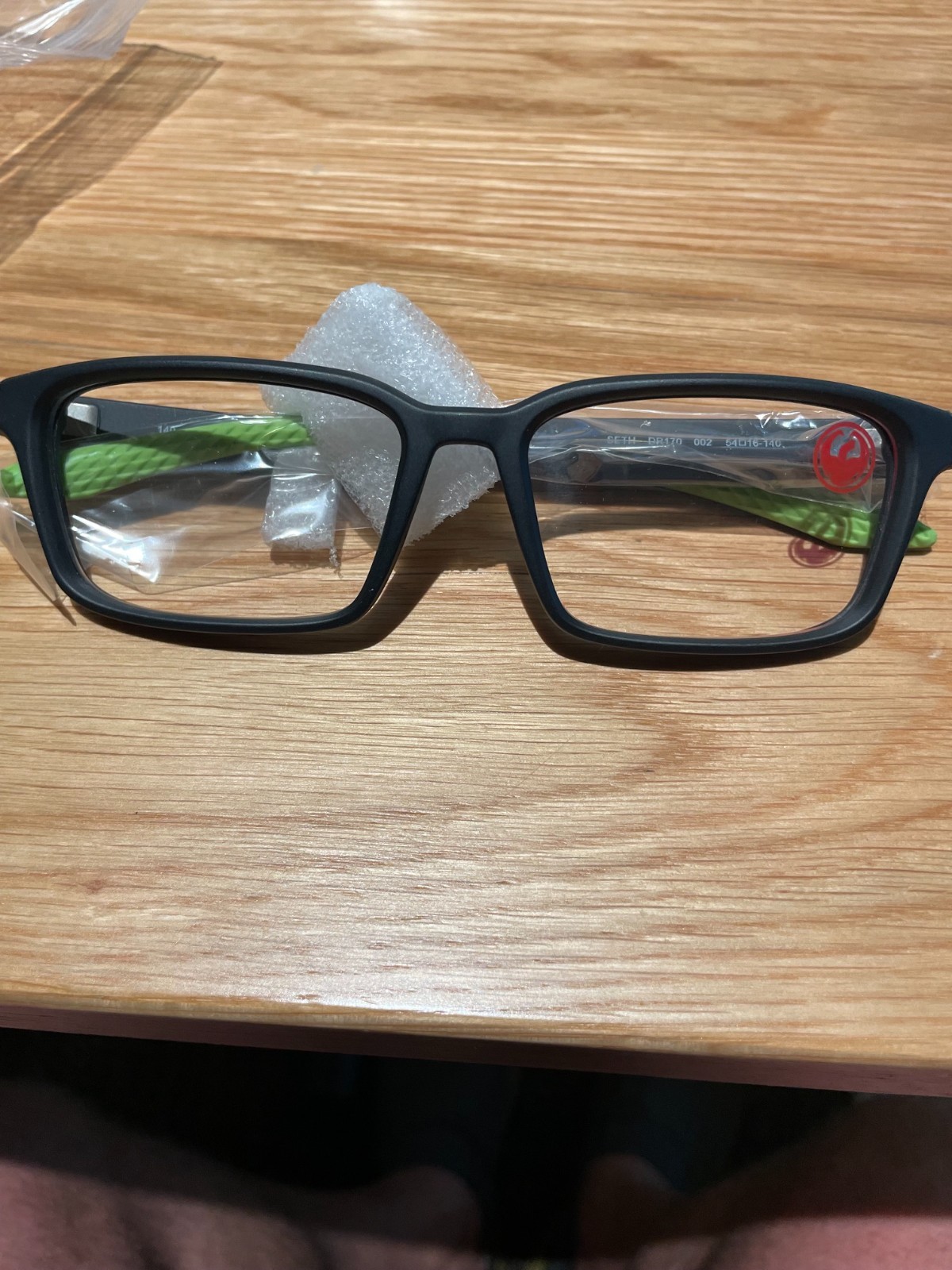 NEW DRAGON  DR170  002 MATTE BLACK AUTHENTIC DESIGNER EYEGLASSES 54/16/140