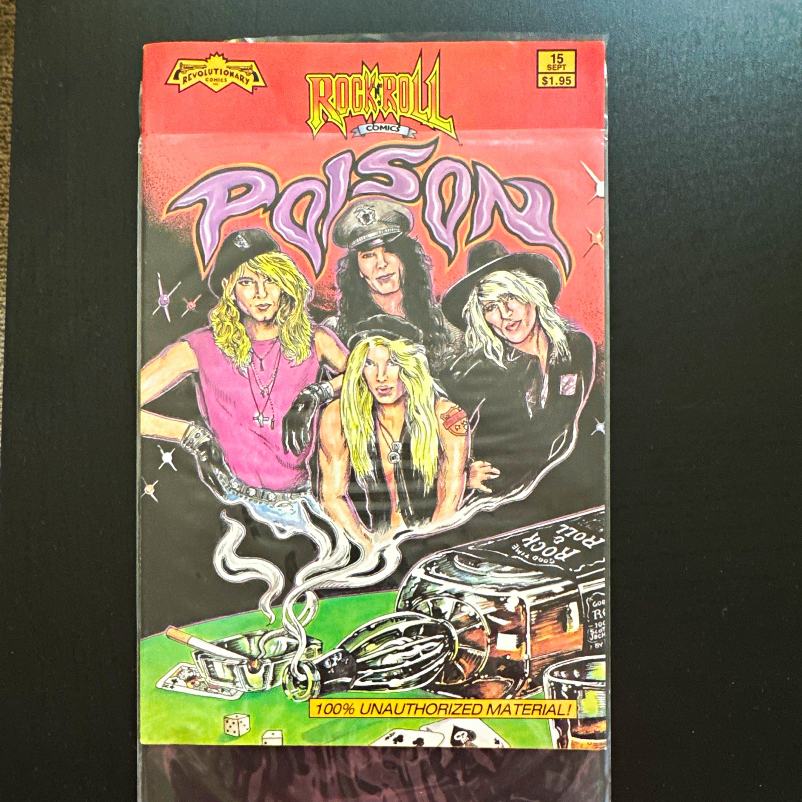 Rock N\' Roll Comics Revolutionary Comics Poison #15 Copper Age Rock N\' Roll Comics Revolutionary Comics Poison #15 Copper Age
