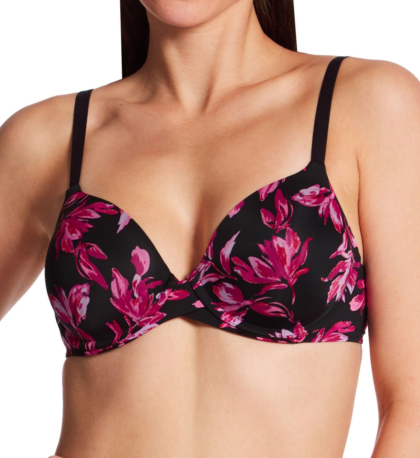 Maidenform Maidenform One Fabulous Fit 2. Black Luxe Bloom Print 38B