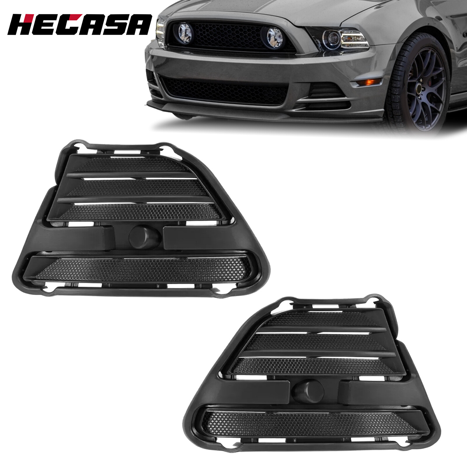 For 2013-2014 Ford Mustang Fog Light Cover Set # FO1039134 FO1038134 Pair For 2013-2014 Ford Mustang Fog Light Cover Set # FO1039134 FO1038134 Pair