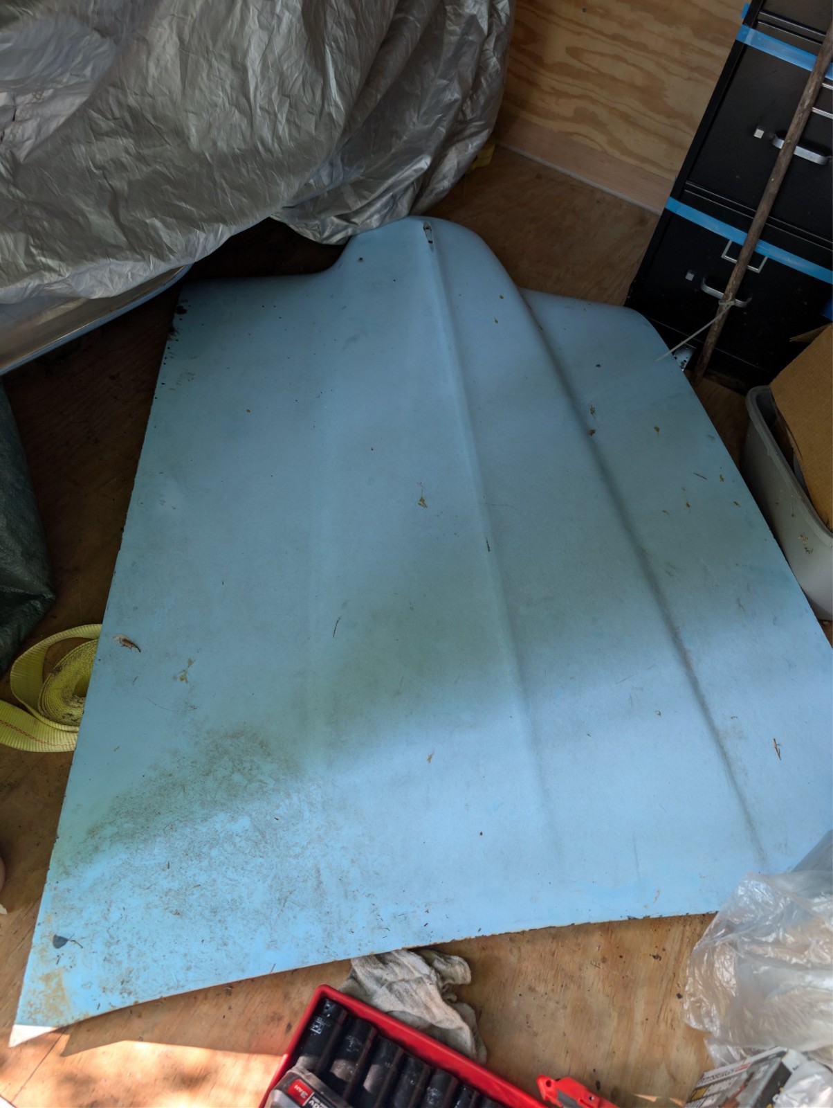 1958 Edsel Citation Corsair Hood Panel OEM Steel 1958 Edsel Citation Corsair Hood Panel OEM Steel