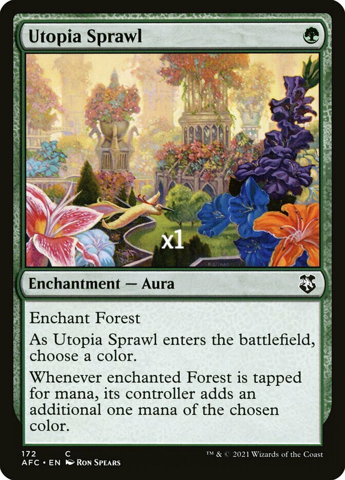 MTG The List PLST Utopia Sprawl MINT MTG The List PLST Utopia Sprawl MINT