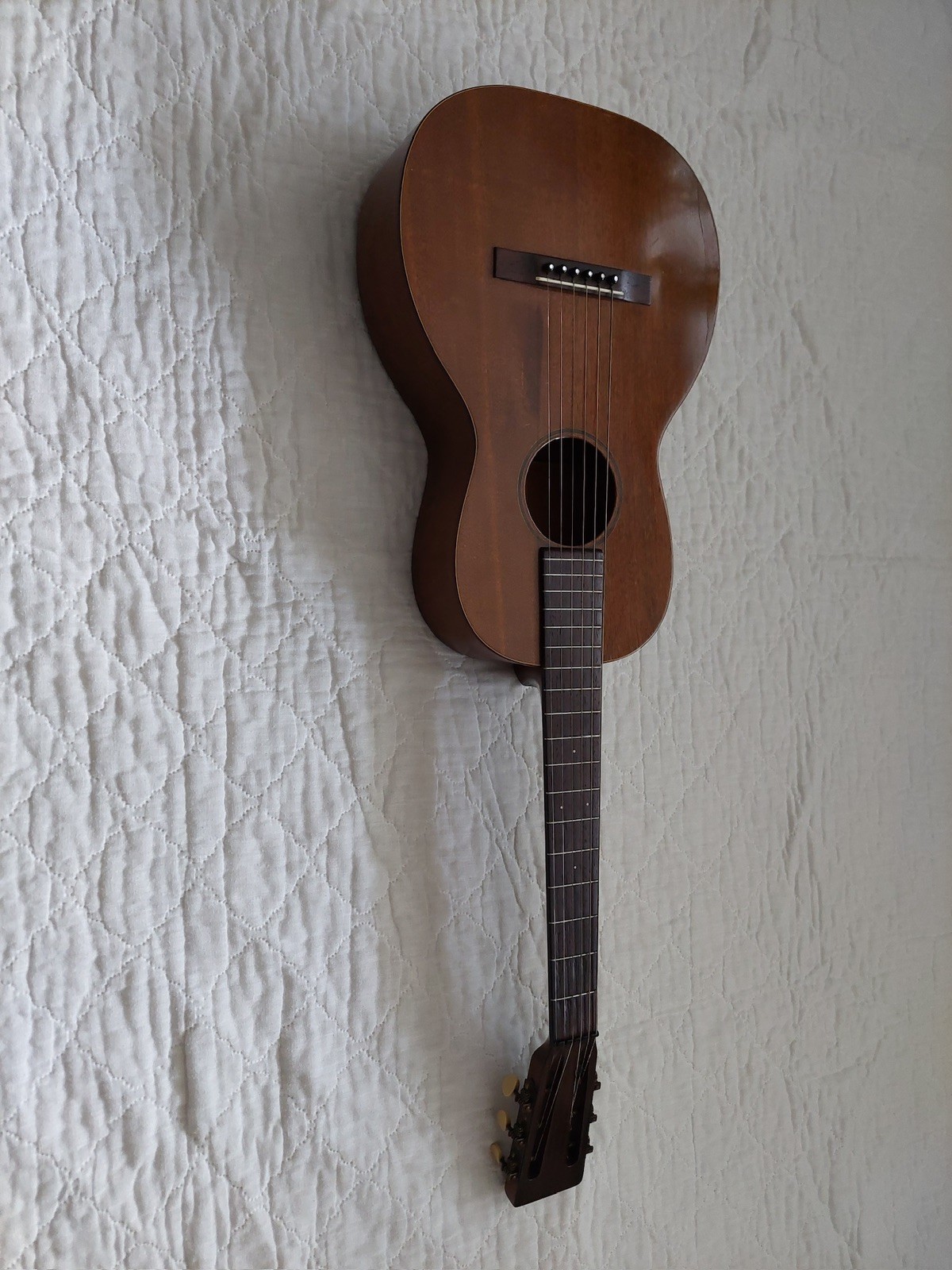 Martin 2-17 1927 Vintage Parlor Acoustic Guitar All Mahogany with Case