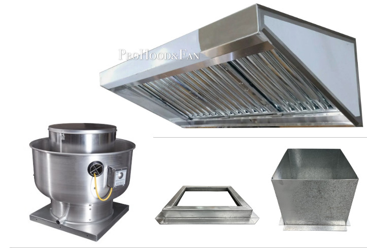 8\' FT Concession Trailer Food Truck HOOD SYSTEM CaptiveAire Fan 1400 CFM 8\' FT Concession Trailer Food Truck HOOD SYSTEM CaptiveAire Fan 1400 CFM
