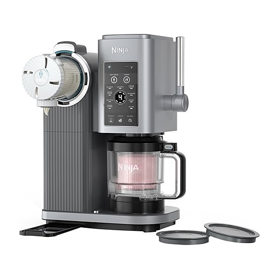 Ninja CREAMi Swirl NC701 13-Program Soft Serve & Ice Cream Maker 800W Silver