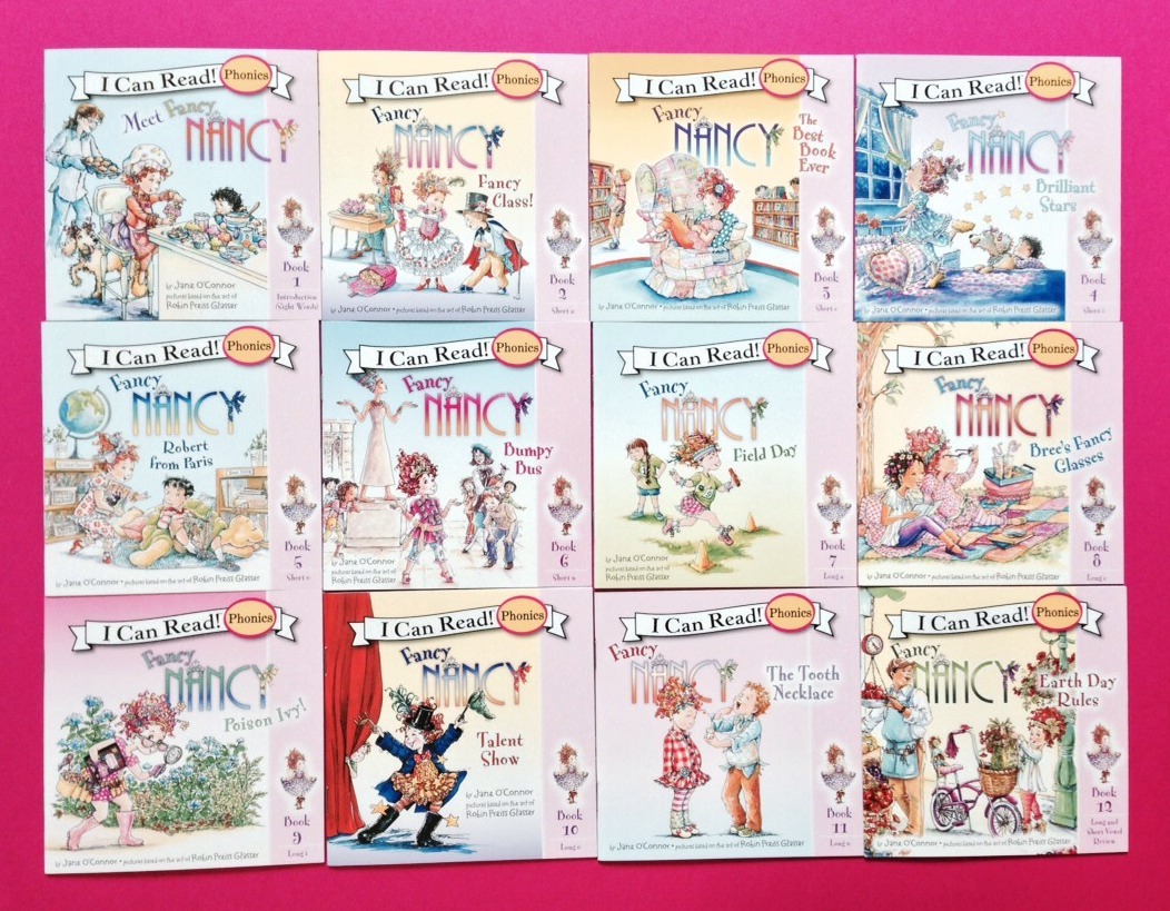 Fancy Nancy I Can Read Phonics Kids Books Lot 12 Fancy Nancy I Can Read Phonics Kids Books Lot 12