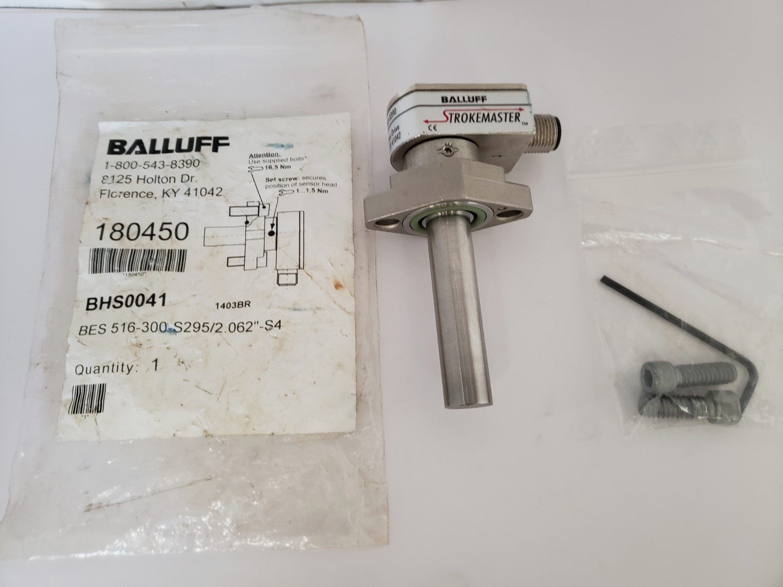 BALLUFF BES 516-300-S295/2.062 BALLUFF BES 516-300-S295/2.062