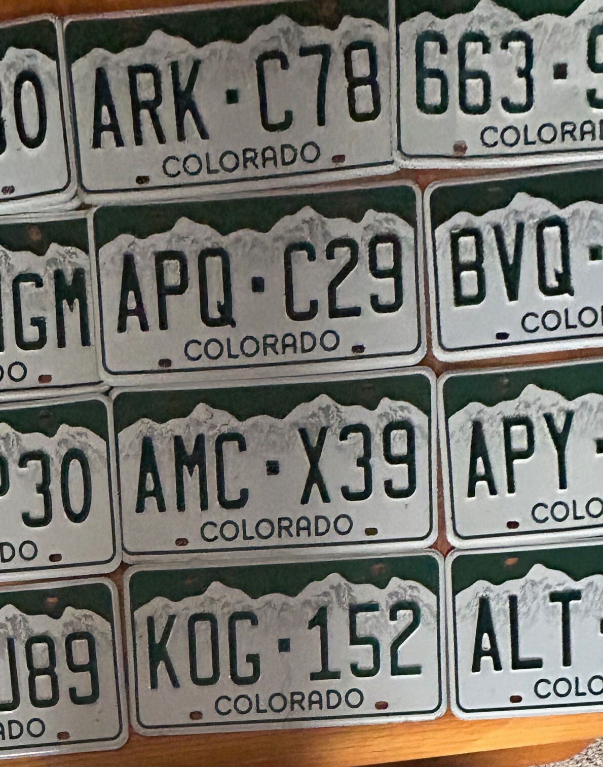 Best Deal On eBay One or MANY - COLORADO SNOW CAPPED MOUNTAINS License Plate(s)