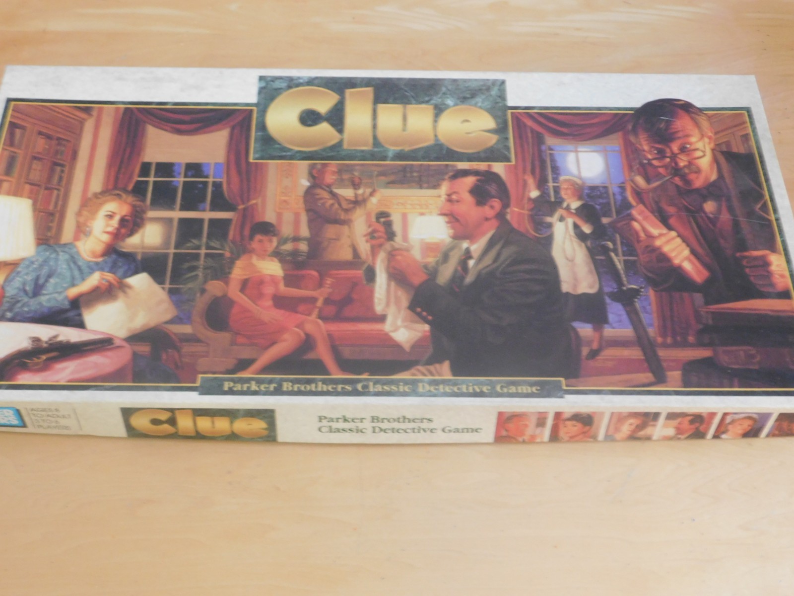Vintage 1992 Clue Board Game Complete w/Box – Parker Brothers 00045 Vintage 1992 Clue Board Game Complete w/Box – Parker Brothers 00045