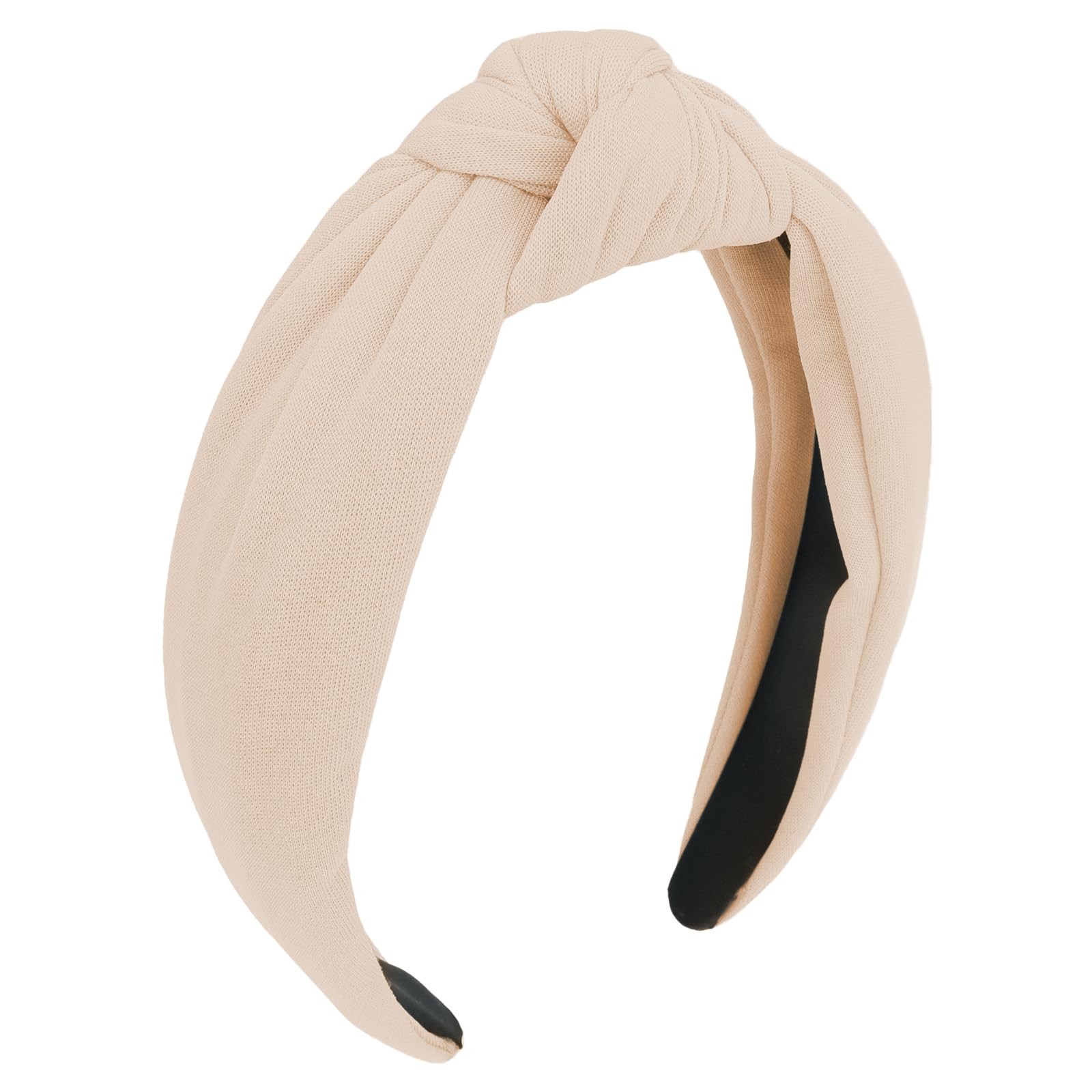 Ondder Beige Knotted Headband for Women Plain Fabric Non-Slip Headband, Soft ... Ondder Beige Knotted Headband for Women Plain Fabric Non-Slip Headband, Soft ...