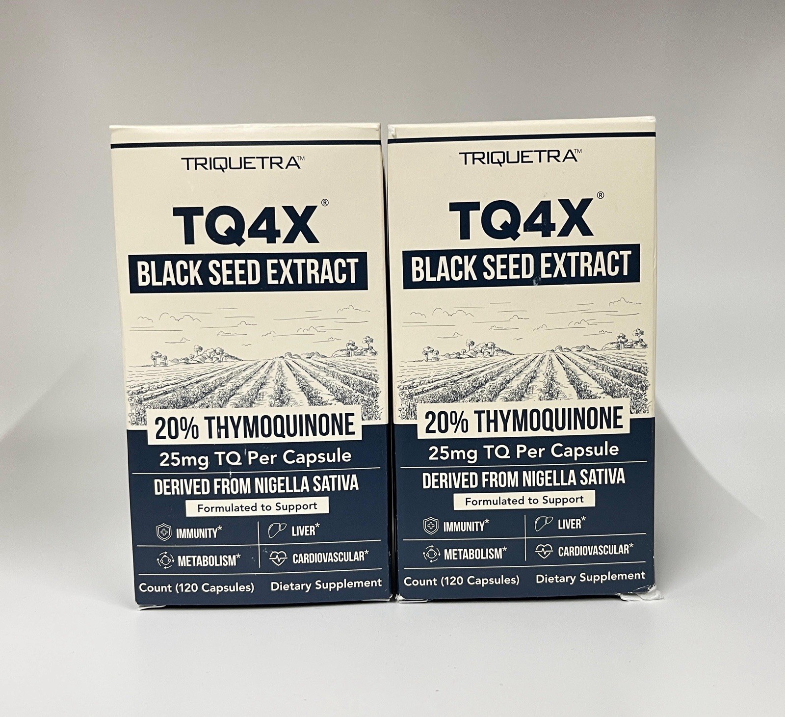 2X 120 Capsule Triquetra Health TQ-Advanc Black Seed Oil Softgels  5%Thymoquinon