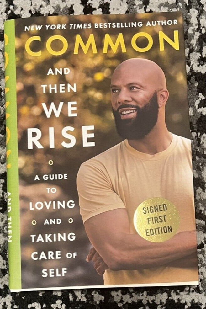 And Then We Rise HC book NEW Lonnie Lynn COMMON rapper hand signed autographed And Then We Rise HC book NEW Lonnie Lynn COMMON rapper hand signed autographed
