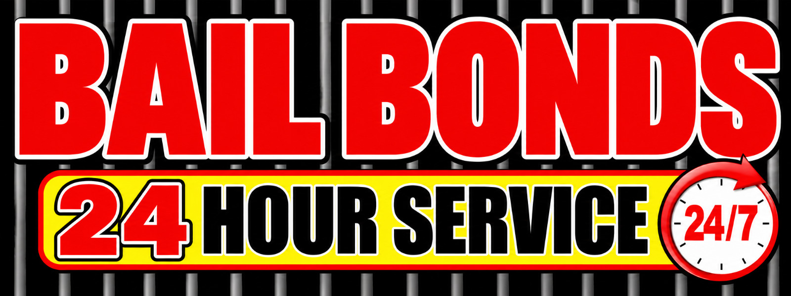 3ft x 8ft BAIL BONDS Banner (CAN BE PERSONALIZED) 3ft x 8ft BAIL BONDS Banner (CAN BE PERSONALIZED)