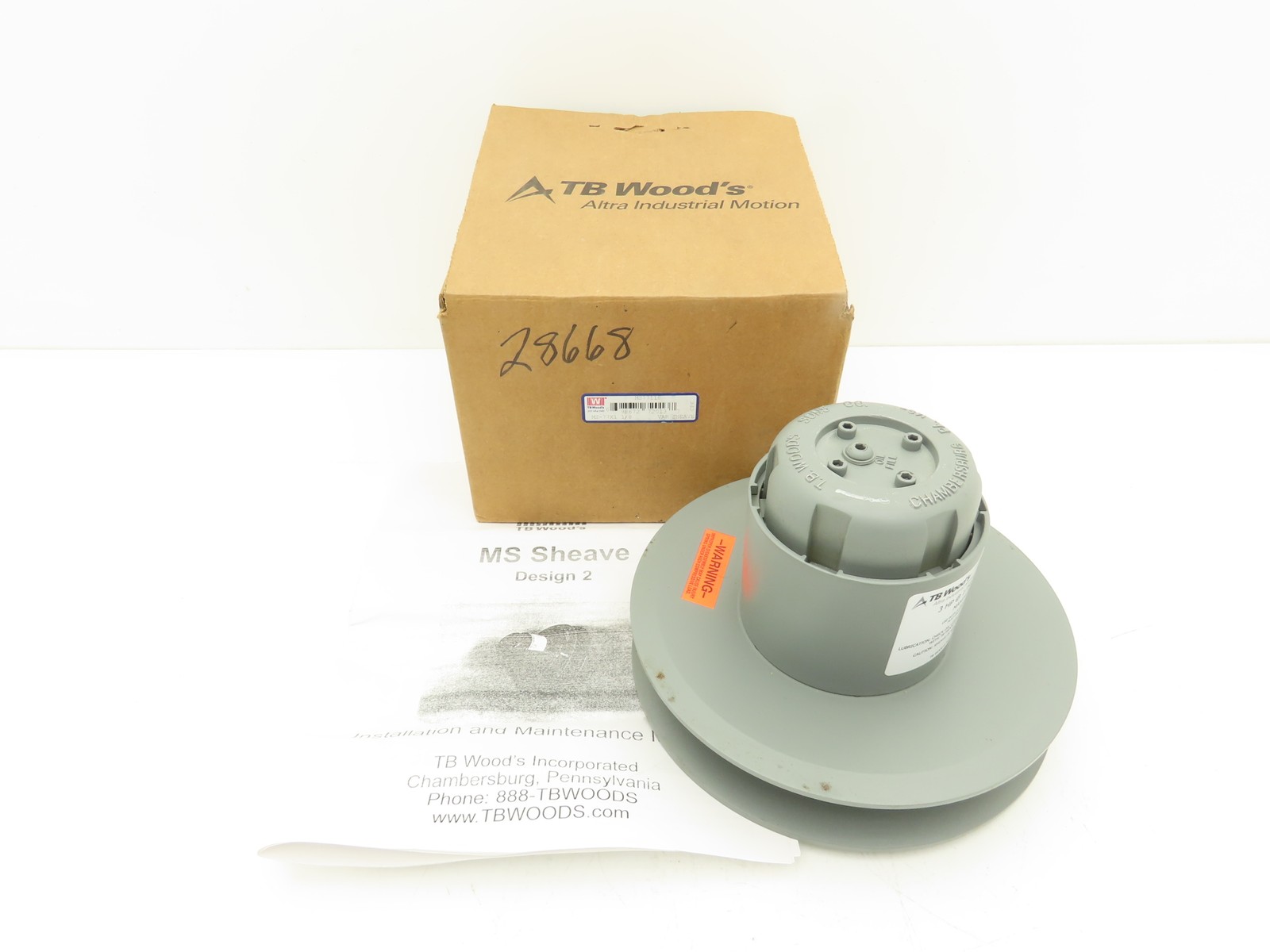 TB Woods MS77118 Variable Speed Sheave MS77 x 1-1/8\