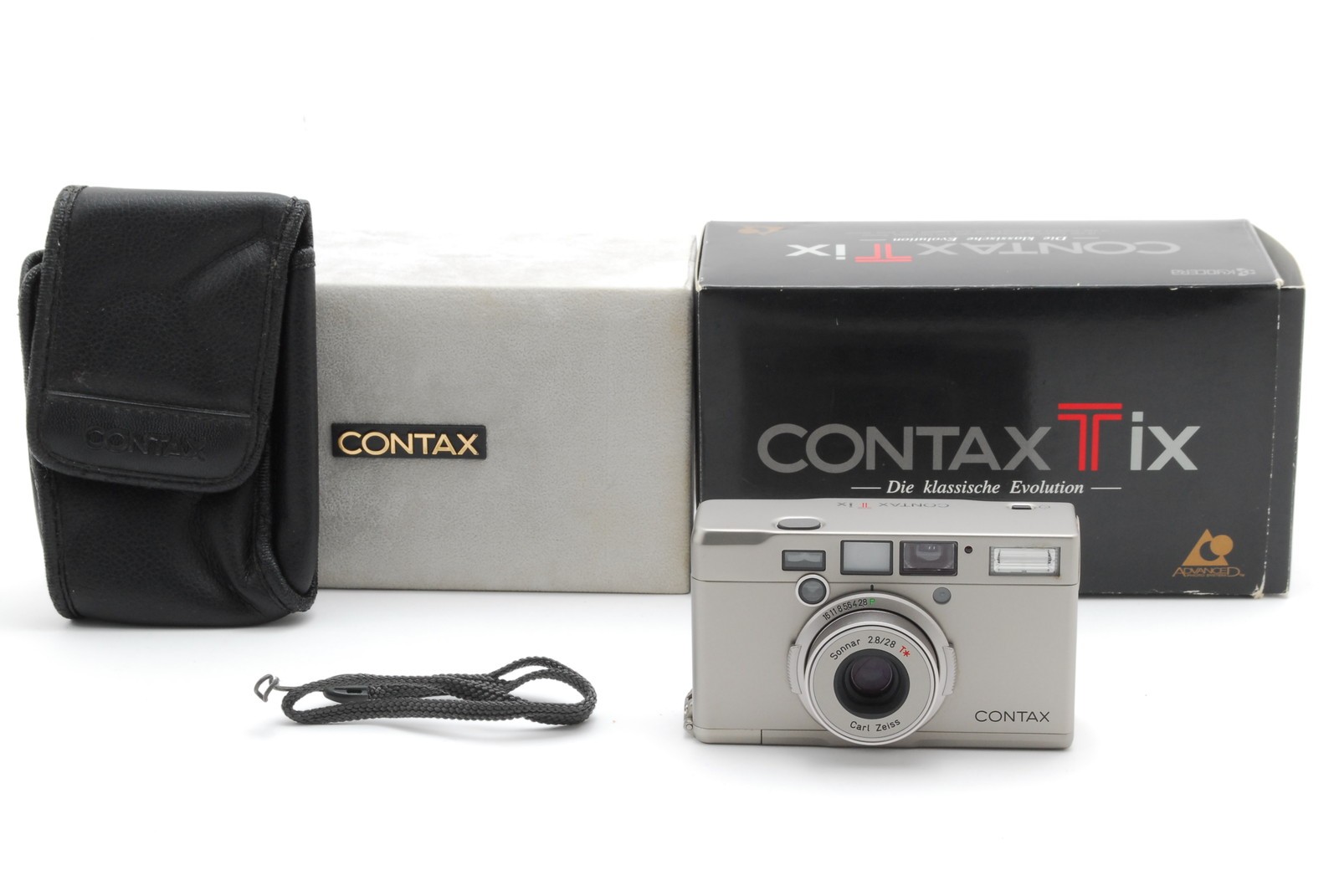 ⏯️[Top MINT] Contax Tix Carl Zeiss 28mm f/2.8 Point＆Shoot APS Film Camera JAPAN