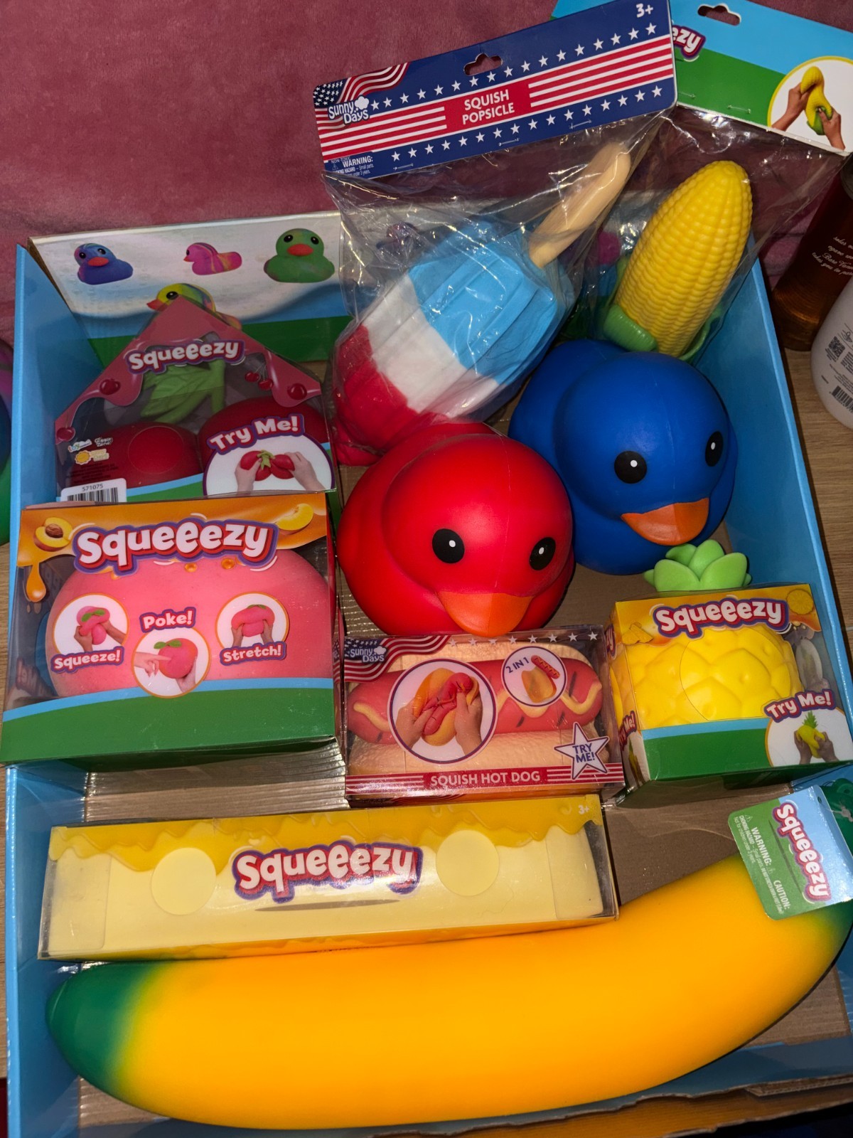 Sunny Day's Lot of 10 authentic Squishy Squeeezy’s