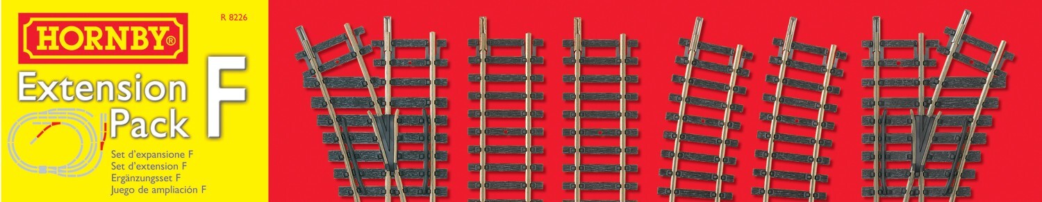 Hornby R8226 Track Extension Pack F : OO / HO Scale