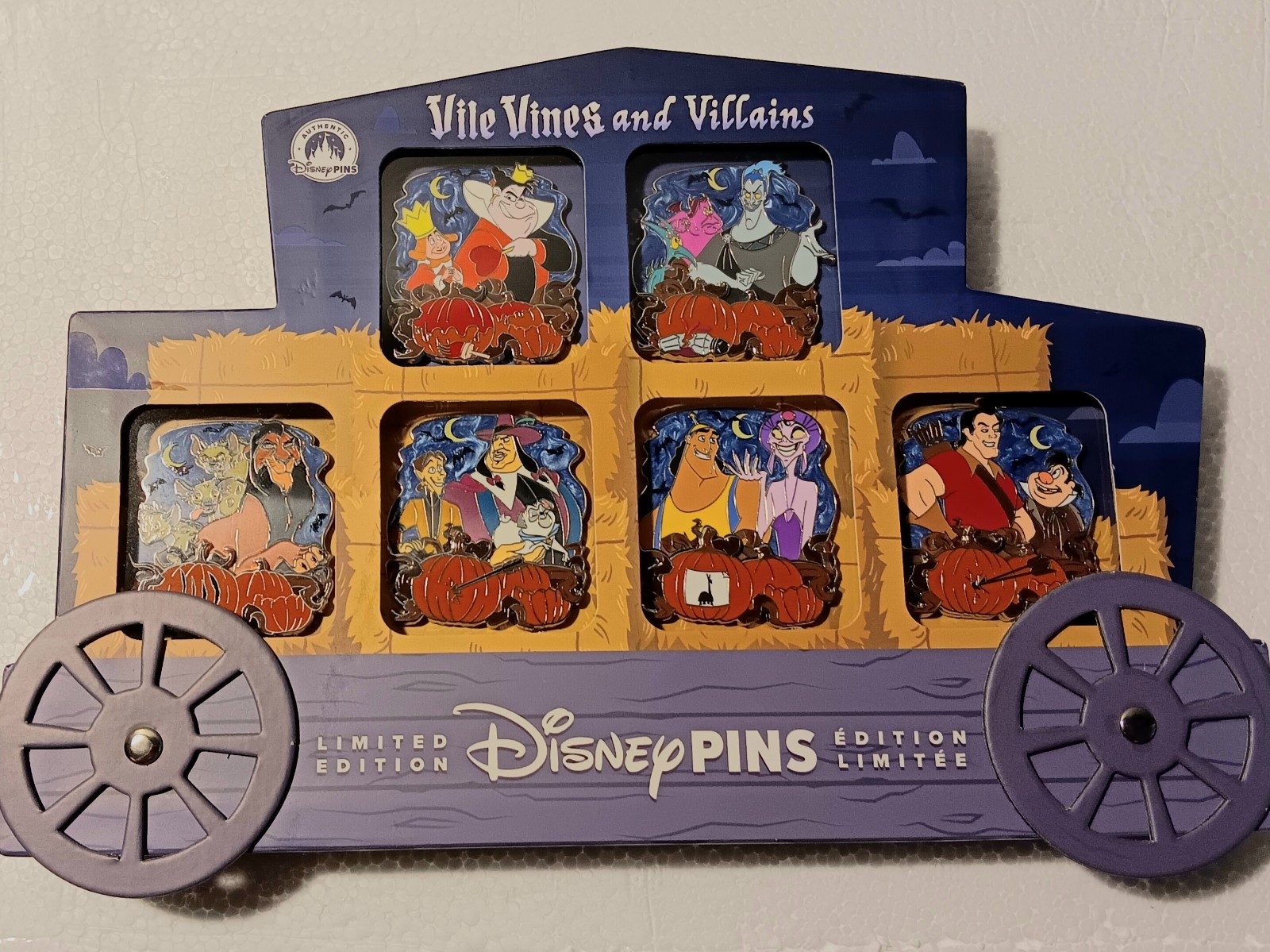 Disney Vile Vines and Villains LE 2000 Pin Set Disney Vile Vines and Villains LE 2000 Pin Set