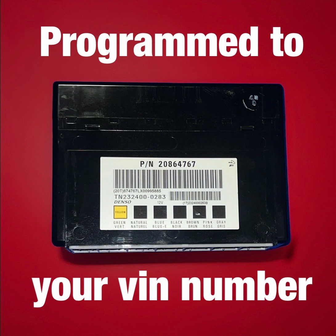 2007-13  GM Body Control Module Programmed To Your VIN BCM 20864767