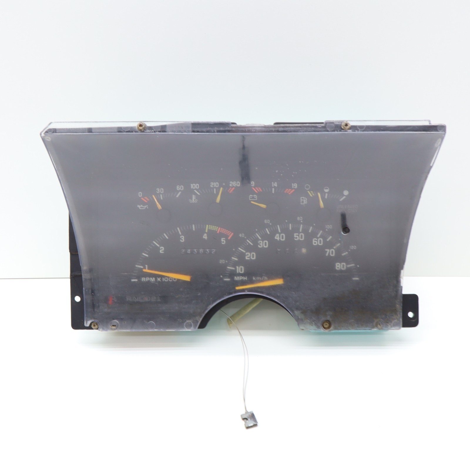 1992-1994 Chevy GMC C/K Pickup Suburban Yukon Instrument Gauge Cluster OEM 243K 1992-1994 Chevy GMC C/K Pickup Suburban Yukon Instrument Gauge Cluster OEM 243K
