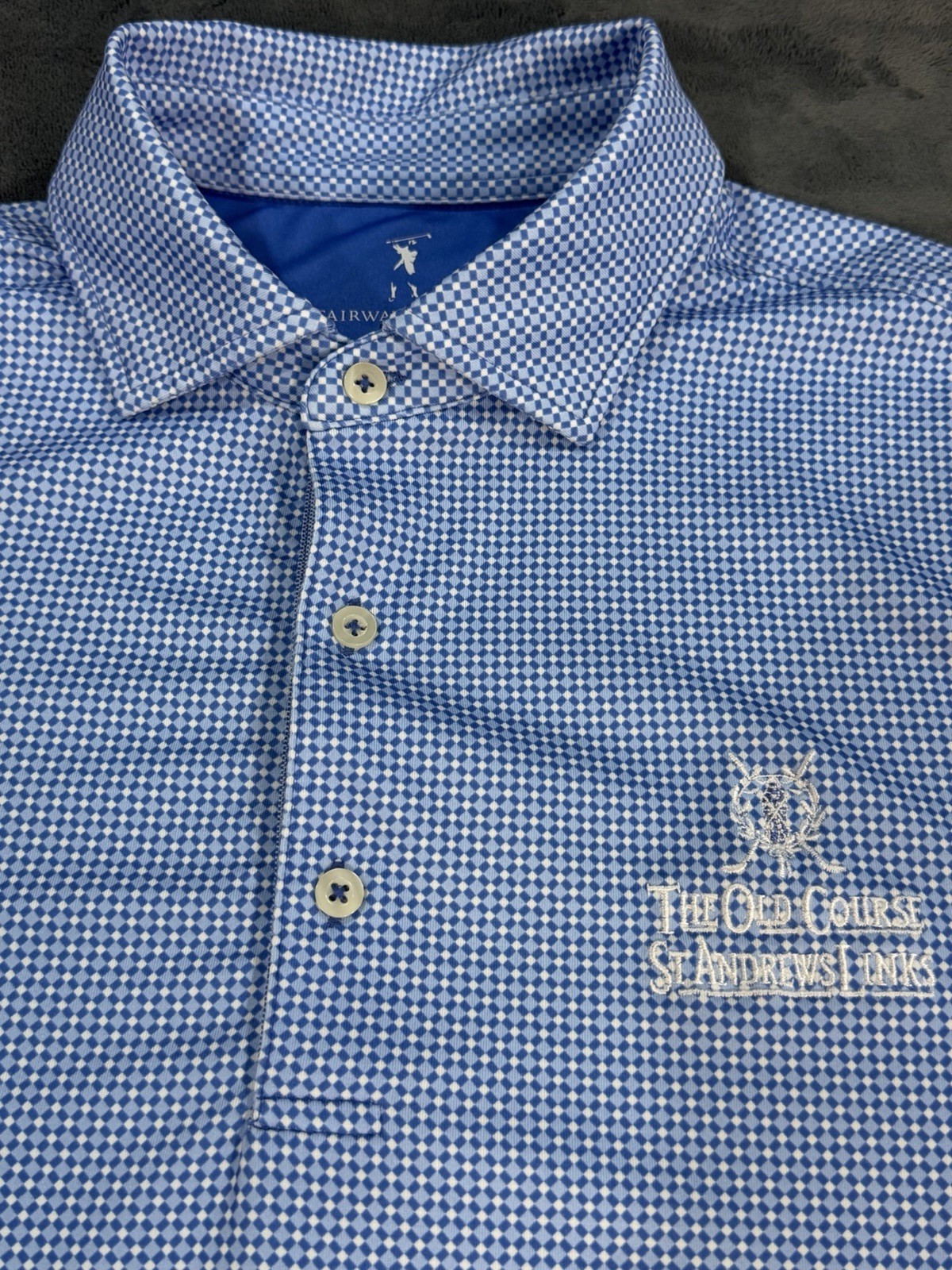 Men’s Fairway & Greene Old Course St Andrews Golf Polo Member’s Logo - Medium