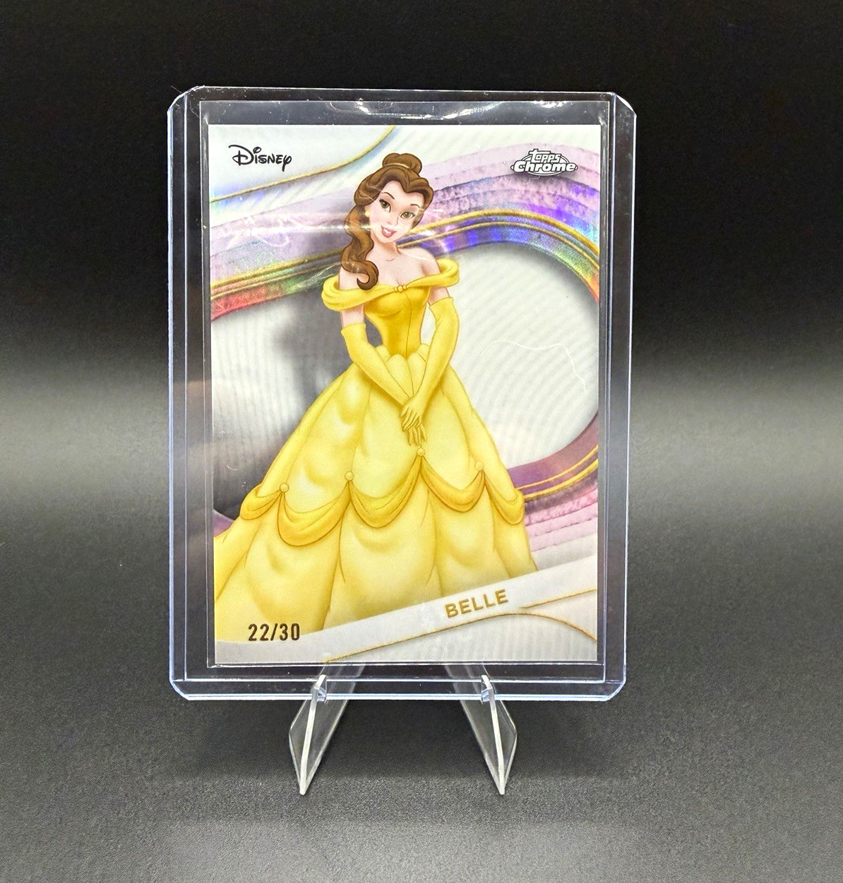 2025 Topps Chrome Disney Belle #125 White Refractor /30 Beauty Beast 2025 Topps Chrome Disney Belle #125 White Refractor /30 Beauty Beast